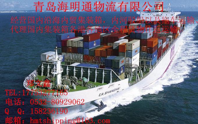 提供国内大量大米化肥钢材沿海海运集装箱货运运输船舶代理服务
